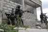 AGRICULTURAL INDUSTRY, Ghana (March 19, 2021) Ghanaian, Danish, Polish, and Dutch special forces conduct military operations in urban terrain (MOUT) training during Exercise Obangame Express 