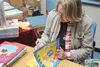 Swanson Elementary School had a special visit from renowned children’s book author Rosemary Wells Sept. 15. Two kindergarten classes got a behind-the-scenes look at how Wells creates her book
