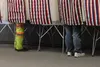Voters at Wasilla City Hall during the 2015 election. BRIAN O'CONNOR/Frontiersman