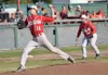 Wasilla pitcher Nolan Monoghan delivers during a complete-game shutout victory against Soldotna in the Southcentral Conference title game Friday at Coral Seymour Memorial Park in Kenai. Photo