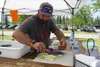 Mike Michaud prepares his steak portion of the competition for the judges. Jacob Mann/Frontiersman