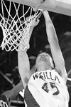On his way to the rack, Ray Schafer helped elevate Wasilla into
a state power the last two seasons. The Division I-bound senior was
a first-team selection for the second year in a row.Frontie