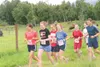 MATT TUNSETH/Frontiersman From left to right: Wasilla cross
country team members Rachel Hoffman, Julianna Sutherland, Emily
Ripley, Valerie Schleich, Kerrie Clump, Katherine Parker and Baruch