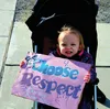 Danielle James participates in the fifth annual ‘Choose Respect’ rally in Palmer March 26. Gregory Gusse/For the Frontiersman