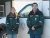 New Animal Care and Regulation officers Allison Barkhurst and
Mark Whisenhunt have been with the Mat-Su Borough for a short time,
and are hoping to hit the streets in the next few weeks. Phot