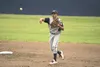 Wasilla Road Warriors infielder Eric McEnnis makes the throw to first during a game earlier this season. The Road Warriors are the top seed in the Alaska American Legion State Baseball Tourna