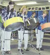The Colony Calypso band will be taking 16 members to Portland in
March. Lisa Callahan, second from the left, leads the band.CASEY
RESSLER/Frontiersman