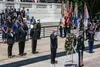 President Joe Biden, Vice President Kamala Harris and Secretary of Defense Lloyd J. Austin III participate in a wreath-laying ceremony at the Tomb of the Unknown Soldier in honor of Memorial 