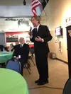 Craig Lane, shown here in May 2017 speaking at the Alaska Aviation Museum in Anchorage, is the scheduled keynote speaker for Thursday’s installment of the Knik Lecture Series, “Route to War, 
