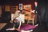 Michael Kelly (played by Chase Knutson) holds a bloody sword over the body of Marjorie Baverstock (played by Breanna Seagraves) while Nikke Crandall (played by Cristen San Roman) checks yer p