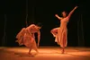 Brittany Petry and Carrie Hambach captured mid-duet in RITE, a pivotal moment in the sexual awakening undertones of this contemporary plot. Kerry Tasker