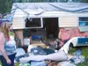 Photo courtesy Alaska State Troopers Problem bears have been
particularly noteworthy in Trapper Creek this summer. A bear tore
the wall off of this travel trailer on Adventure Way in the
Pete