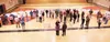 People get an eyeful at an open house that Houston Middle School, the Mat-Su Borough and Alaska Railroad sponsored April 24 to share latest developments in the construction of a 32-mile rail 