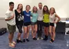 A group of girls from Wasilla, Alaska with choreographers for the new ABC TV show 'Dance Battle America' in Los Angeles last month. From left to right: Gerald Espinosa, Sierra Kistler, Camryn