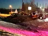 The cause of this Wednesday morning accident on Palmer-Wasilla Highway remains under investigation by Alaska State Troopers.  The tow truck in the foreground apparently caught fire after stri