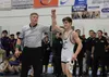In a remach of a 2018 state finals match, Colony’s Jared Hopkins beat South’s Niko Mayo in the 135-pound final of the Lancer Smith Memorial Saturday, Nov. 16, 2019, at the Menard Arena in Was