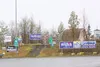 Campaign signs bloom along a Mat-Su Valley roadway advertise candidates for the 2014 general election in this Frontiersman file photo. Frontiersman file photo