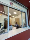 Front-desk staff at Connect Mat-Su in Wasilla assist walk-in clients with health and social service needs. Photo courtesy of Connect Mat-Su