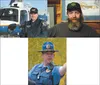 From left: Pilot Mel Nading, Talkeetna resident Carl Ober and Alaska State Trooper Tage Toll, bottom. All three were killed when the Alaska State Trooper helicopter, helo-One. crashed after p