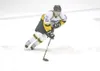 Blake Huppert skates the puck down the ice for the Alaska
Avalanche last season. On Monday, Huppert was named the North
American Hockey League West Division Player of the Week. (JEREMIAH
BART
