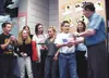 The students of Deb Peterson's class present Alaska Family
Resource Center Executive Director Dr. Donn Bannice with a $500
check Monday. Photo by CASEY RESSLER/Frontiersman.