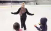 ROBERT DeBERRY/Frontiersman Learn to Skate program director
Sheree Hugli demonstrates balance technique during Thursday's class
at the Brett Memorial Ice Arena in Wasilla. Hugli has been with