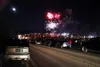Vehicles lined the streets near Wonderland Park Thursday evening to catch the fireworks show hosted by the city of Wasilla. PHOTOS BY Jacob Mann/Frontiersman