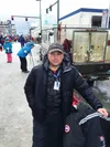 Curt Perano prior to the ceremonial start in Anchorage. Ray Gaskin/For the Frontiersman