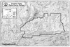Map shows the location and boundaries of the Susitna Flats State Game Refuge.