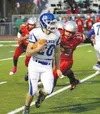 Courtesy Bruce Eggleston/matsusports.net Palmer senior Chase Ferris runs toward the sideline durng a 42-6 Potato Bowl win over Wasilla Oct. 2 at Wasilla High School. Ferris, who finished with