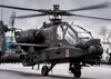 An AH-64D Apache Longbow helicopter assigned to 1-3rd Attack Battalion, 12th Combat Aviation Brigade, prepares for take-off at Katterbach Army Airfield, Germany, Feb. 15, 2022. Elements of th