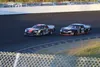 Justin Creech, in his No. 11 car, battles with Dana Pruhs during the late models 50-lap feature race Friday, Sept. 2, 2016, at Alaska Raceway Park near Palmer. Creech won the race, and captur