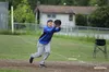 Caleb Engst of the Palmer Pioneers fields a short fly ball during a clinic hosted by the American Legion baseball program. Engst is part of a team in its third year of existance. Jeremiah Bar
