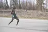 ROBERT DeBERRY/Frontiersman Kenyan-born David Kiplagat, a former
University of Alaska Anchorage running star, nears the finish for
his third title at the Curtis C. Menard II Memorial Run at C