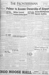 Front page of the Jan. 31, 1963, Mat-Su Valley Frontiersman.