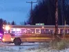 Mat-Su Borough Emergency Services crews and Alaska State Troopers responded an incident at a bus stop along Edlund Road where a child was struck by a vehicle after it lost control while stopp