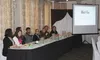 Mat-Su Convention and Visitors Bureau board of directors president Cheryl Metiva addresses members at the group’s annual luncheon and awards ceremony Nov. 4. The CVB celebrated its 30th anniv
