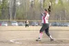 Wasilla senior Anne Wesser delivers a pitch earlier this season
against Colony. Wesser has been the state’s most dominant pitcher
this season, racking up double digit strikeout totals nearly 