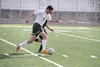 Colony senior Rob Lozanoff moves the ball past a Soldotna defender during a 3-0 win over the Stars April 25 at Colony High School. Jeremiah Bartz
