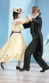 ROBERT DeBERRY/Frontiersman Burchell dancers Karl George and Kim
See perform a waltz during a dance presentation Friday afternoon at
Burchell High School. The dance program is one of the extr