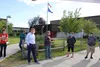 Mat-Su Borough School District officials met with parents at an open house at Wasilla Middle School Tuesday to discuss COVID-19 and the plan for the start of the school year. Tim Rockey/Front