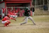 Colony High School senior Matt Palmer takes a swing at a pitch from Wasilla’s Nolan Monaghan during a Friday evening game. The Warriors won 3-2. Adam Christiansen/For the Frontiersman