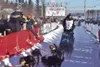Ryan Anderson, of Ray, Minnesota, follows his team down the chute during the Iditarod restart Monday in Fairbanks. Aaron Walling/For the Frontiersman