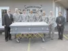 A steel casket donated by Anchorage Funeral Home and Valley
Funeral Home in Wasilla will help the Joint Base
Elmendorf-Richardson Honor Guard train to perform military honors.
(Courtesy photo