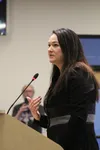 Mary Fulp, seen here during a Mat-Su Borough Assembly meeting, alerted the Alaska State Troopers after she was made aware of a video of a female juvinile attacking another female juvinile tha