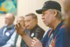 Candidate for Mat-Su Borough Mayor Kurt Jarmer answers a
question during forum Saturday in the back room at Turkey Reds in
Palmer. (ROBERT DeBERRY/Frontiersman)