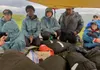 The group debriefs. Russell Clark/For the Frontiersman
