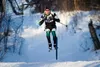 Colony skier Eli Morris catches a little air as he competes in
Friday's cross country ski race at Colony High School. (ROBERT
DeBERRY/Frontiersman)