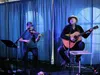 Ken Peltier [right] performs with The Ken Peltier Band’s full-time fiddler, Adam Stewart [left] Monday, Aug. 29. Jacob Mann/Frontiersman