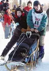Big Lake musher Ramey Smyth is a favorite of Iditarod fans in
the Valley, but his results will be tracked by students around the
country as the Iditarod is one giant lesson for many
classroom
